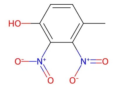 Dinitrocresols structure