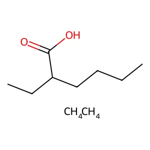 Hexanoic acid, 2-ethyl-, iron(2+) iron(3+) salt (1:?:?) structure