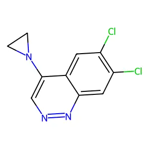 4-(1-Aziridinyl)-6,7-dichlorocinnoline structure