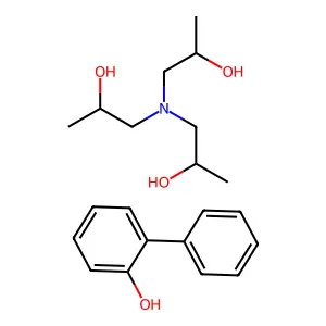 (1,1'-Biphenyl)-2-ol, compd. with 1,1',1''-nitrilotris(2-propanol) (1:1) structure