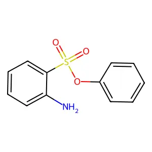 Benzenesulfonic acid, 2-amino-, phenyl ester structure
