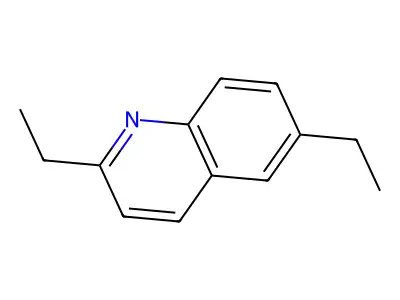 Diethylquinoline structure