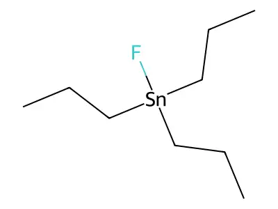 Fluorotripropylstannane structure