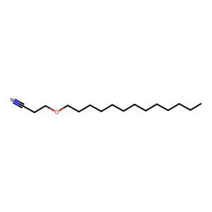 Propanenitrile, 3-(tridecyloxy)- structure