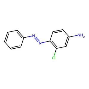 Benzenamine, 3-chloro-4-(2-phenyldiazenyl)- structure
