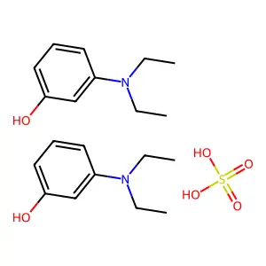 N,N-Diethyl-m-aminophenol sulfate structure