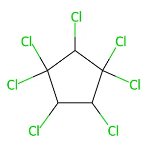 Cyclopentane, heptachloro- structure