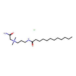 Lauramidopropyl acetamidodimonium chloride structure