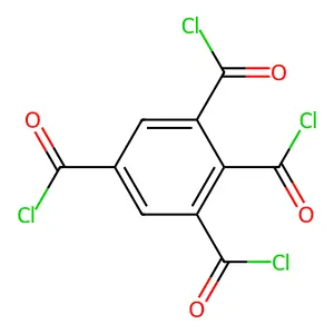 1,2,3,5-Benzenetetracarbonyl tetrachloride structure