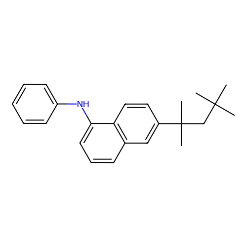 (2,4,4-Trimethylpent-2-yl)-N-phenyl-1-naphthylamine structure