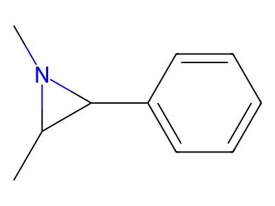 1,2-Dimethyl-3-phenylaziridine structure