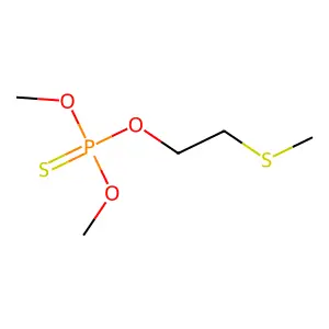 Dimethyl (2-(methylthio)ethyl) phosphate structure