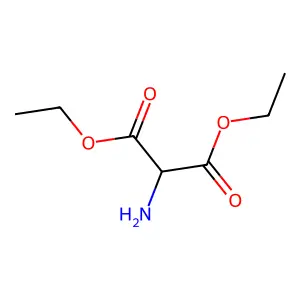 Propanedioic acid, 2-amino-, 1,3-diethyl ester structure
