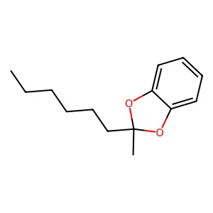 1,3-Benzodioxole, 2-hexyl-2-methyl- structure