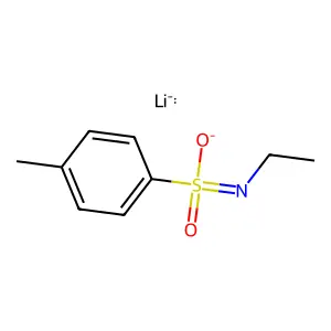 Benzenesulfonamide, N-ethyl-4-methyl-, lithium salt (1:1) structure