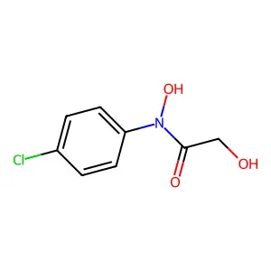 N-(4-Chlorophenyl)-N,2-dihydroxyacetamide structure