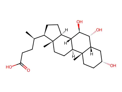 omega-Muricholic acid structure