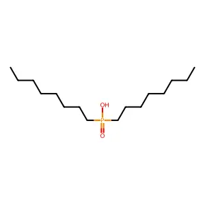 Di-n-octylphosphinic acid structure
