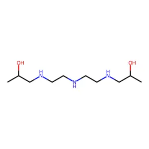 2-Propanol, 1,1'-(iminobis(2,1-ethanediylimino))bis- structure