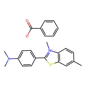 Thioflavin T benzoate structure