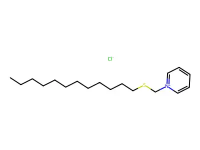1-((Dodecylthio)methyl)pyridinium, chloride structure