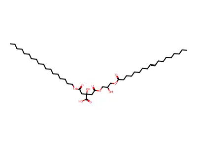 Glycerol monoleate, stearyl citrate structure