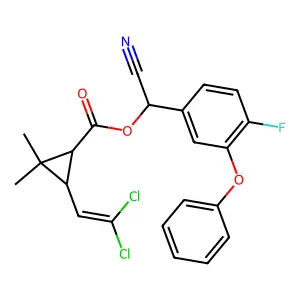 Cyfluthrin structure