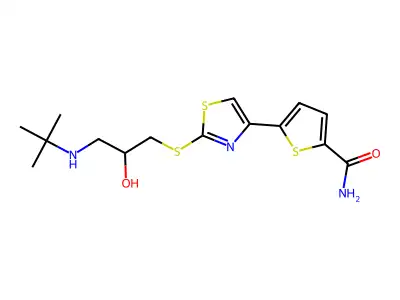 Arotinolol structure