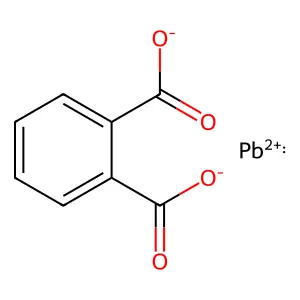 1,2-Benzenedicarboxylic acid, lead(2+) salt (1:1) structure