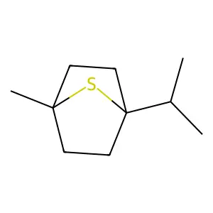 7-Thiabicyclo(2.2.1)heptane, 1-methyl-4-(1-methylethyl)- structure