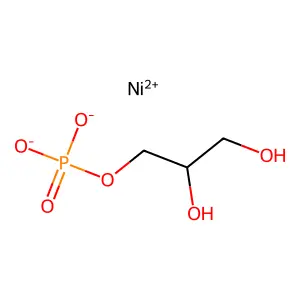 1,2,3-Propanetriol, 1-(dihydrogen phosphate), nickel(2+) salt (1:1) structure