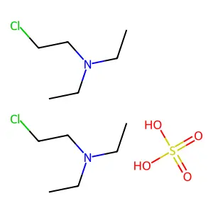 Ethanamine, 2-chloro-N,N-diethyl-, sulfate (2:1) structure