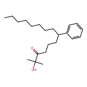3-Pentadecanone, 2-hydroxy-2-methyl-7-phenyl- structure