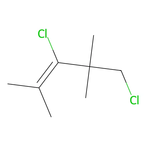 3,5-Dichloro-2,4,4-trimethylpent-2-ene structure