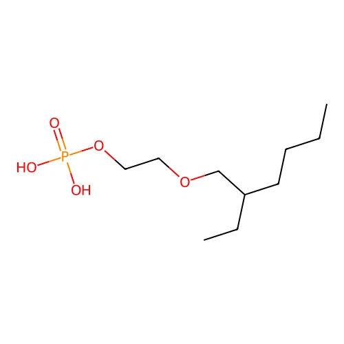 2-((2-Ethylhexyl)oxy)ethyl phosphoric acid structure