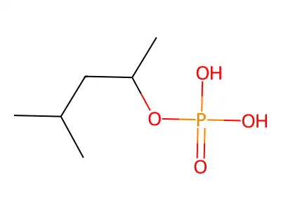 4-Methylpentan-2-ol;phosphoric acid structure