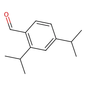 Benzaldehyde, 2,4-bis(1-methylethyl)- structure