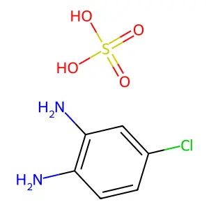 1,2-Benzenediamine, 4-chloro-, sulfate (1:1) structure