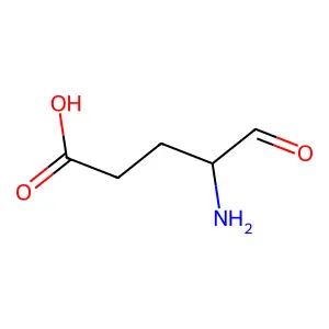 4-Amino-5-oxo-pentanoic acid structure