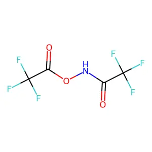 (2,2,2-Trifluoroacetyl)azanyl 2,2,2-trifluoroacetate structure