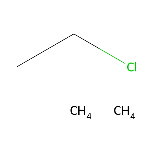 Chloroethane;methane structure