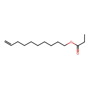 9-Decen-1-ol, 1-propanoate structure