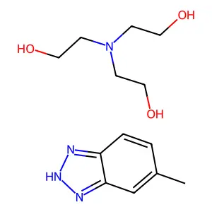 Ethanol, 2,2',2''-nitrilotris-, compd. with 6-methyl-1H-benzotriazole (1:1) structure