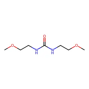 Urea, N,N'-bis(2-methoxyethyl)- structure