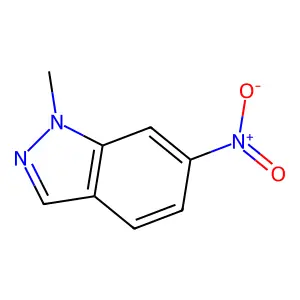 1H-Indazole, 1-methyl-6-nitro- structure