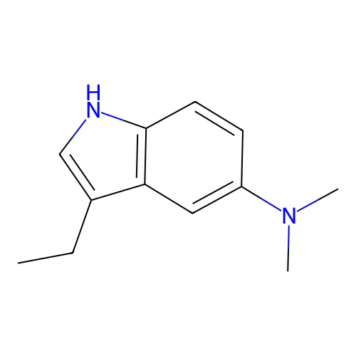 3-ethyl-N,N-dimethyl-1H-indol-5-amine structure