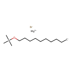 Magnesium, bromo[10-[(trimethylsilyl)oxy]decyl]- structure