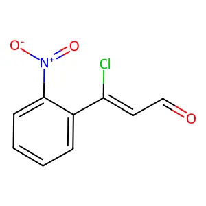 2-Propenal, 3-chloro-3-(2-nitrophenyl)- structure