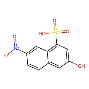 1-Naphthalenesulfonic acid, 3-hydroxy-7-nitro- structure