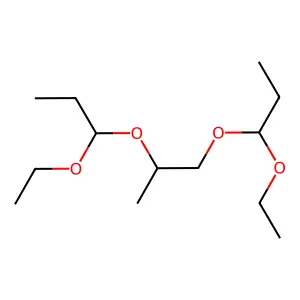 3,5,8,10-Tetraoxadodecane, 4,9-diethyl-6-methyl- structure